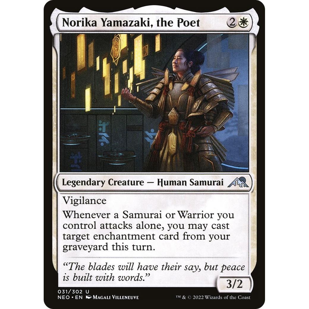 Image for Norika Yamazaki, the Poet (31) (NEO) - Magic: The Gathering