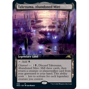 Image for Takenuma, Abandoned Mire (Extended Art) (505) (NEO) - Magic: The Gathering