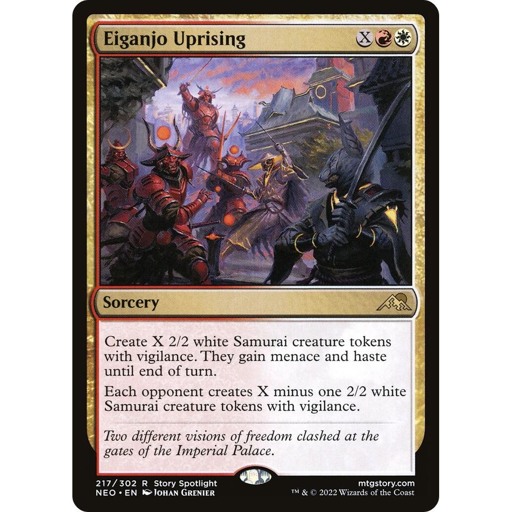 Image for Eiganjo Uprising (217) (NEO) - Magic: The Gathering