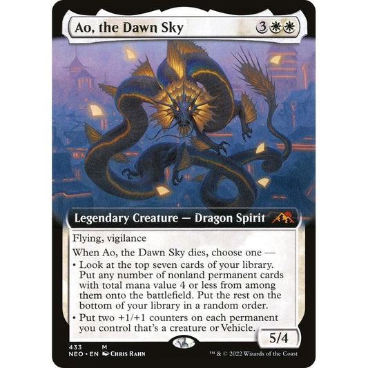 Image for Ao, the Dawn Sky (Extended Art) (433) (NEO) - Magic: The Gathering