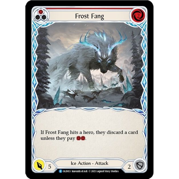 Image for Frost Fang (Red) (OLD013) (OLD) - Flesh and Blood TCG