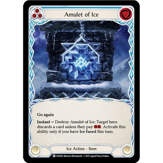 Image for Amulet of Ice (OLD018) (OLD) - Flesh and Blood TCG