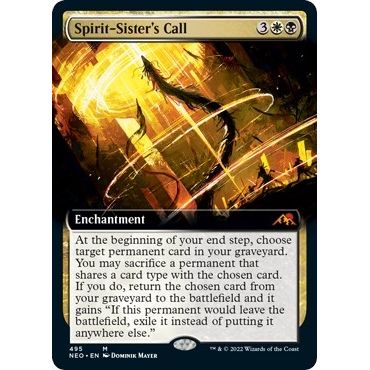 Image for Spirit-Sister's Call (Extended Art) (495) (NEO) - Magic: The Gathering