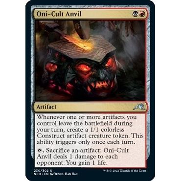 Image for Oni-Cult Anvil (230) (NEO) - Magic: The Gathering