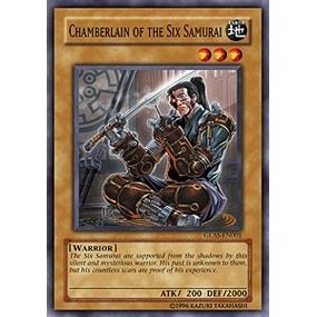 Image for Chamberlain of the Six Samurai (GLAS-EN001) (GLAS) - YuGiOh