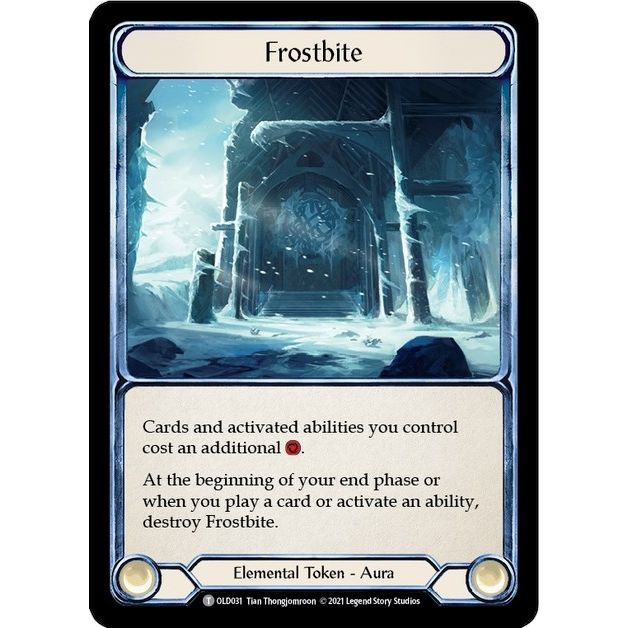 Image for Frostbite // Seismic Surge (OLD031 // OLD032) (OLD) - Flesh and Blood TCG