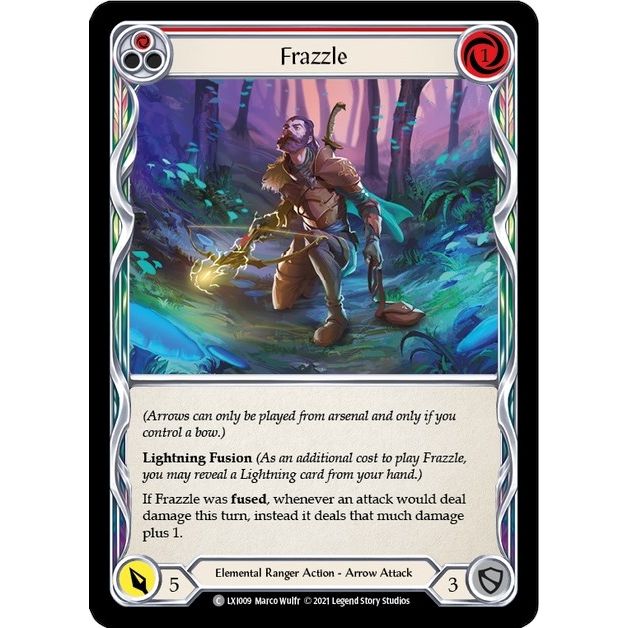 Image for Frazzle (Red) (LXI009) (LXI) - Flesh and Blood TCG