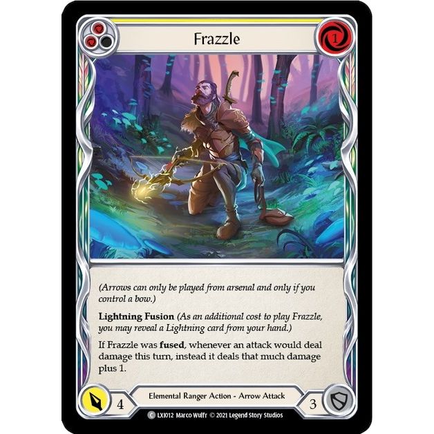 Image for Frazzle (Yellow) (LXI012) (LXI) - Flesh and Blood TCG
