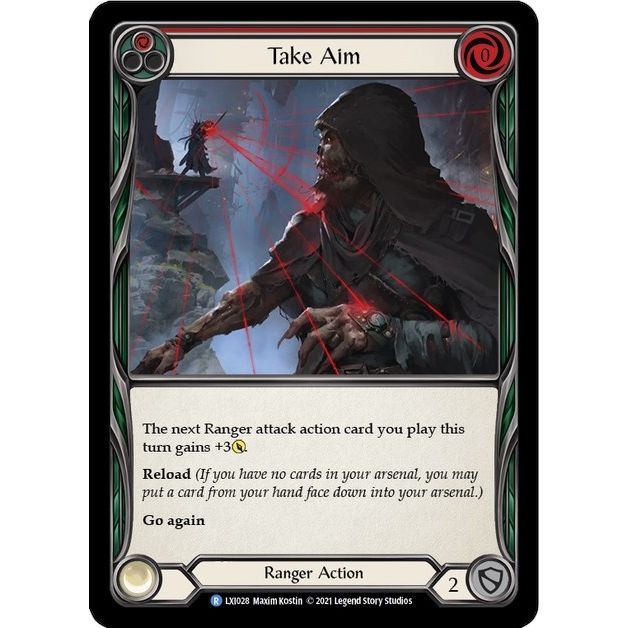 Image for Take Aim (Red) (LXI028) (LXI) - Flesh and Blood TCG