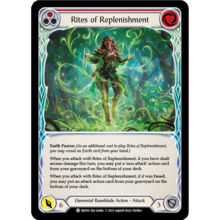 Image for Rites of Replenishment (Red) (BRI010) (BRI) - Flesh and Blood TCG