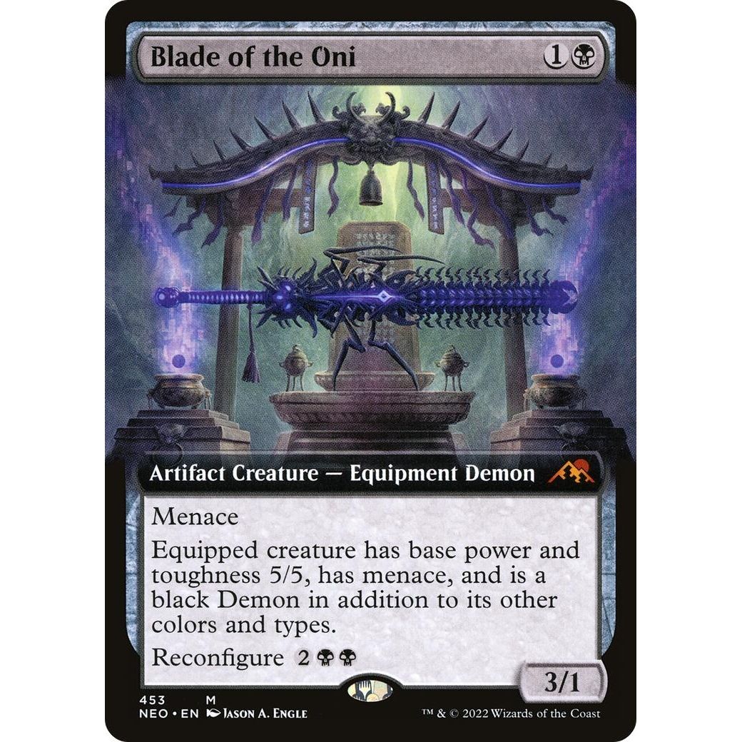 Image for Blade of the Oni (Extended Art) (453) (NEO) - Magic: The Gathering