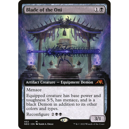 Image for Blade of the Oni (Extended Art) (453) (NEO) - Magic: The Gathering