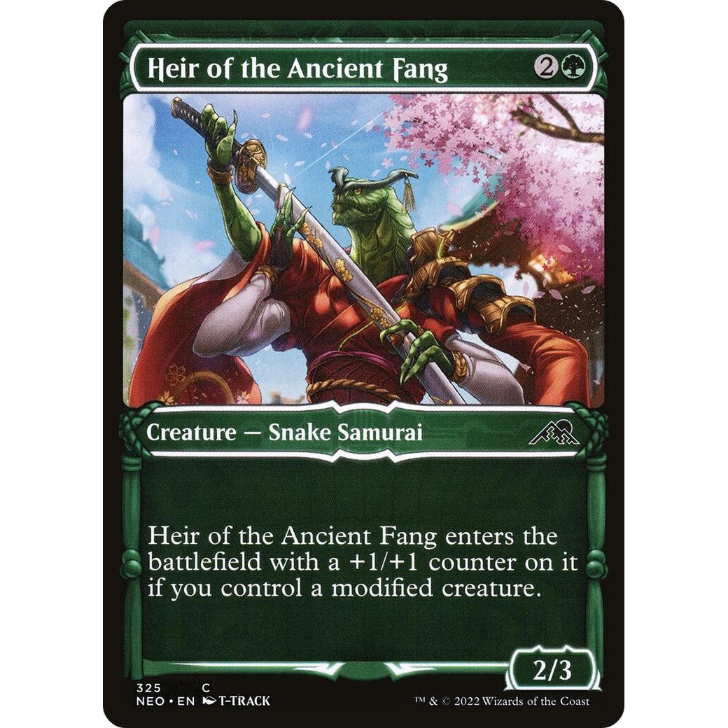 Image for Heir of the Ancient Fang (Showcase) (325) (NEO) - Magic: The Gathering