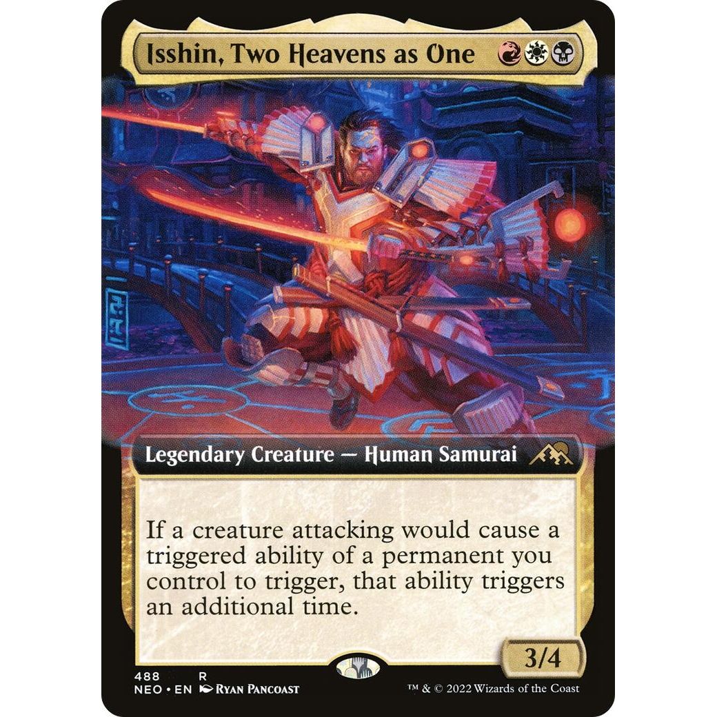 Image for Isshin, Two Heavens as One (Extended Art) (488) (NEO) - Magic: The Gathering
