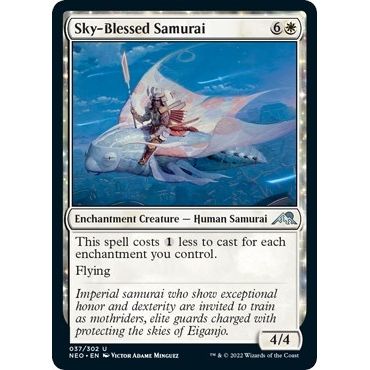 Image for Sky-Blessed Samurai (37) (NEO) - Magic: The Gathering