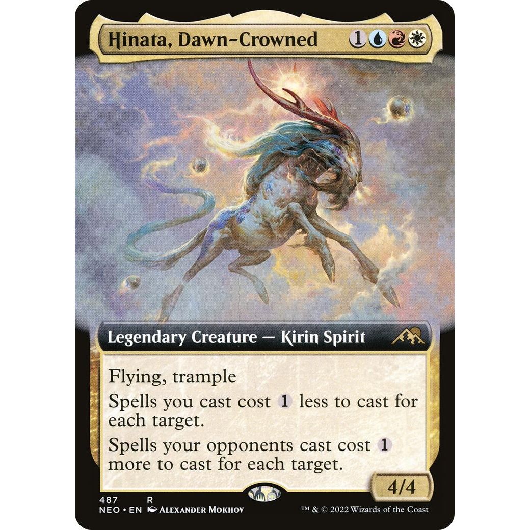 Image for Hinata, Dawn-Crowned (Extended Art) (487) (NEO) - Magic: The Gathering