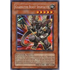 Image for Gladiator Beast Spartacus (GLAS-EN018) (GLAS) - YuGiOh