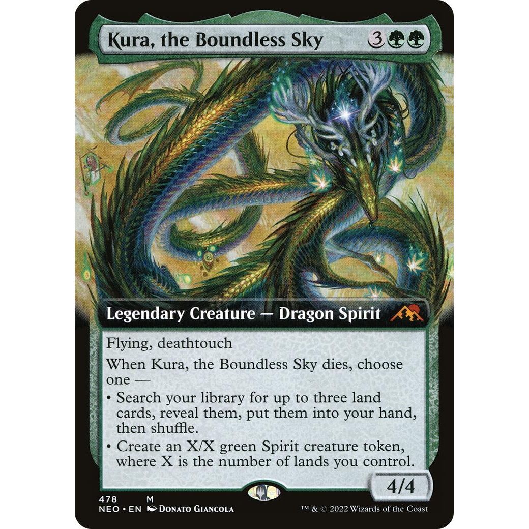 Image for Kura, the Boundless Sky (Extended Art) (478) (NEO) - Magic: The Gathering