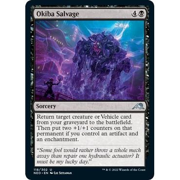 Image for Okiba Salvage (118) (NEO) - Magic: The Gathering