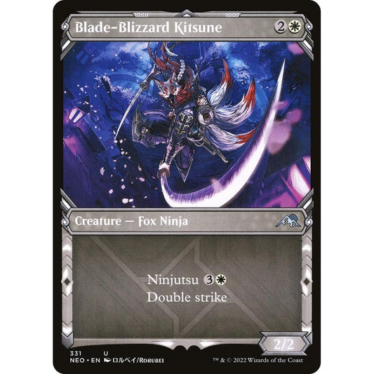 Image for Blade-Blizzard Kitsune (Showcase) (331) (NEO) - Magic: The Gathering