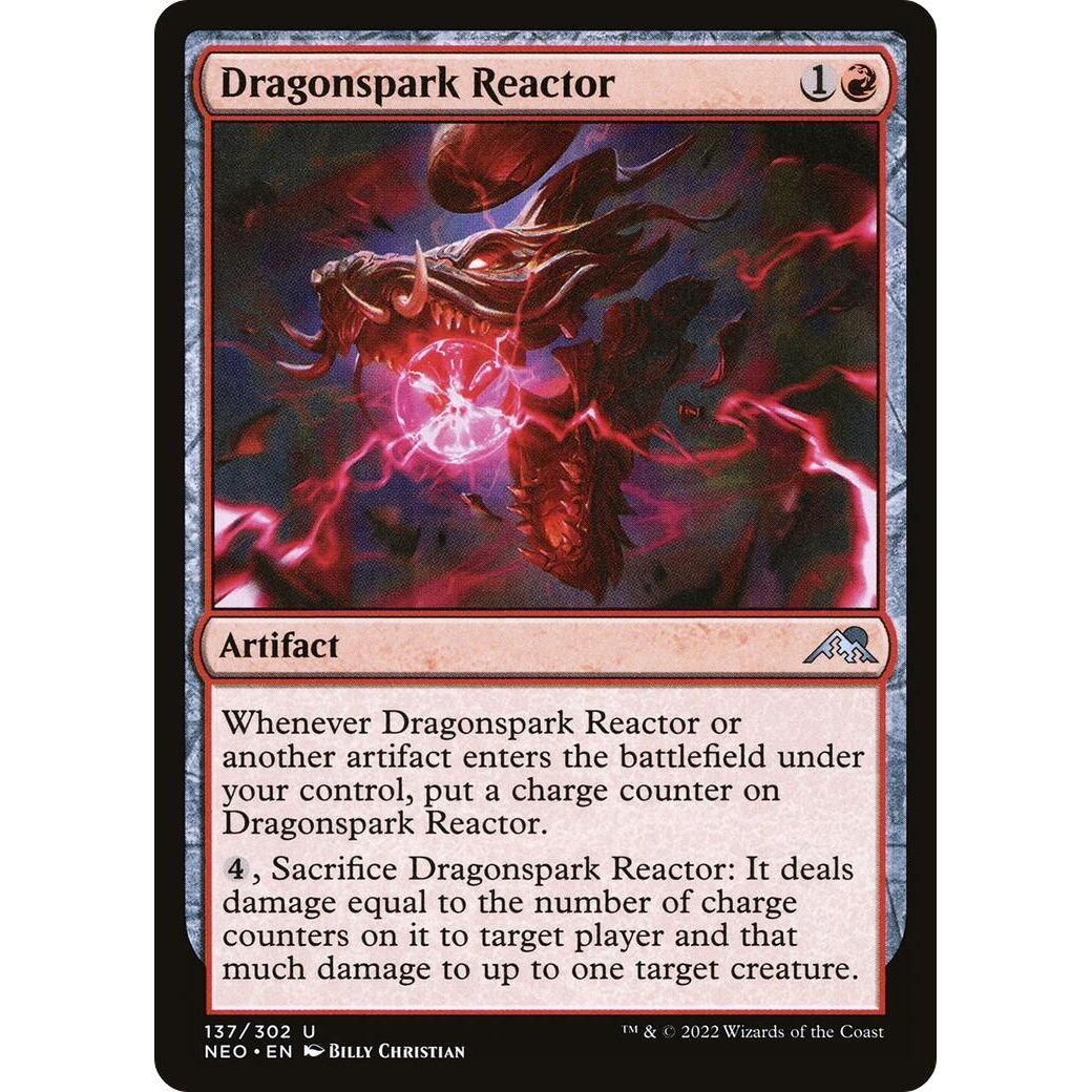Image for Dragonspark Reactor (137) (NEO) - Magic: The Gathering