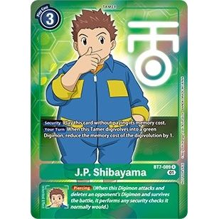 Image for J.P. Shibayama (Box Topper) (BT7-089 R) (BT07) - Digimon Card Game