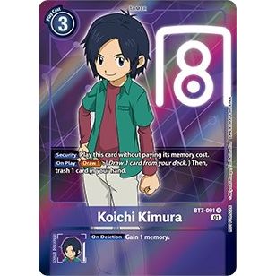 Image for Koichi Kimura (Box Topper) (BT7-091 R) (BT07) - Digimon Card Game