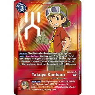 Image for Takuya Kanbara (Box Topper) (BT7-085 R) (BT07) - Digimon Card Game