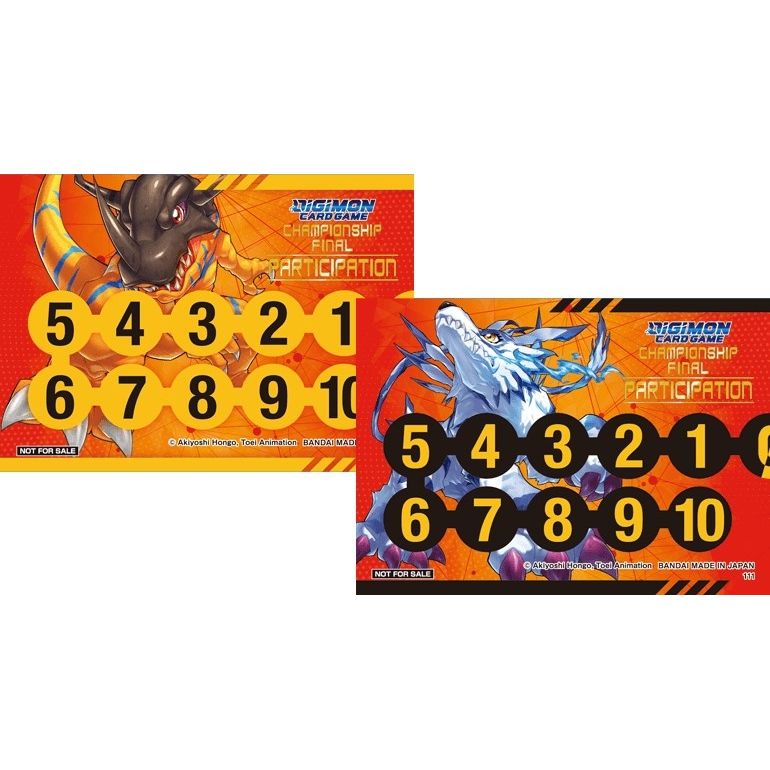 Image for Digimon 2021 Final Championships Memory Gauge - Participation Prize - Life Counters