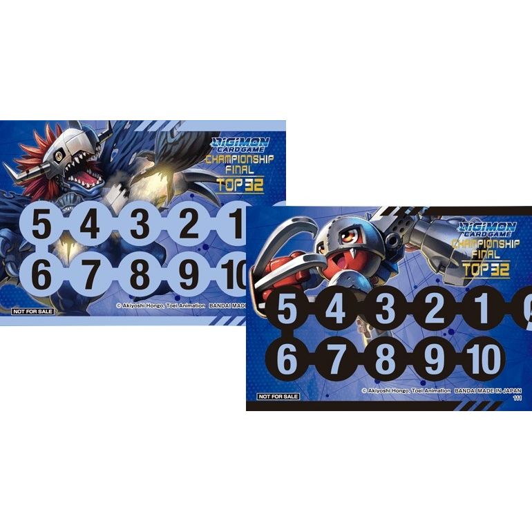 Image for Digimon 2021 Final Championships Memory Gauge - Top 32 Prize - Life Counters