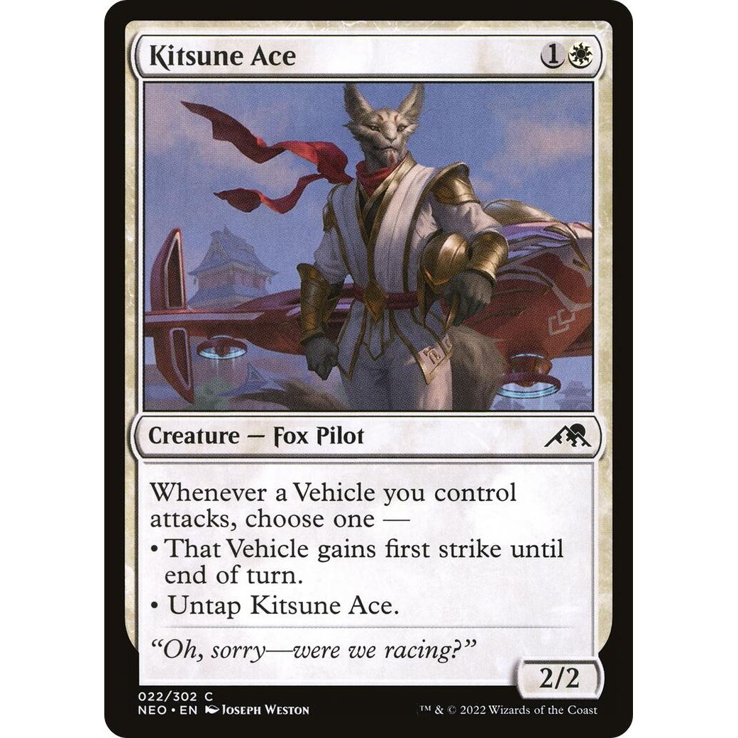 Image for Kitsune Ace (22) (NEO) - Magic: The Gathering