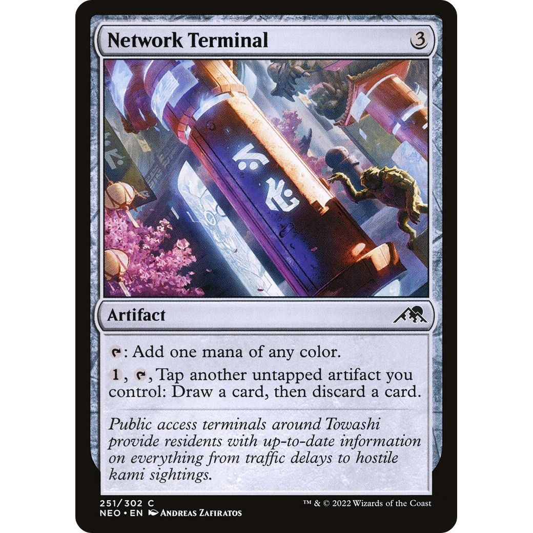 Image for Network Terminal (251) (NEO) - Magic: The Gathering