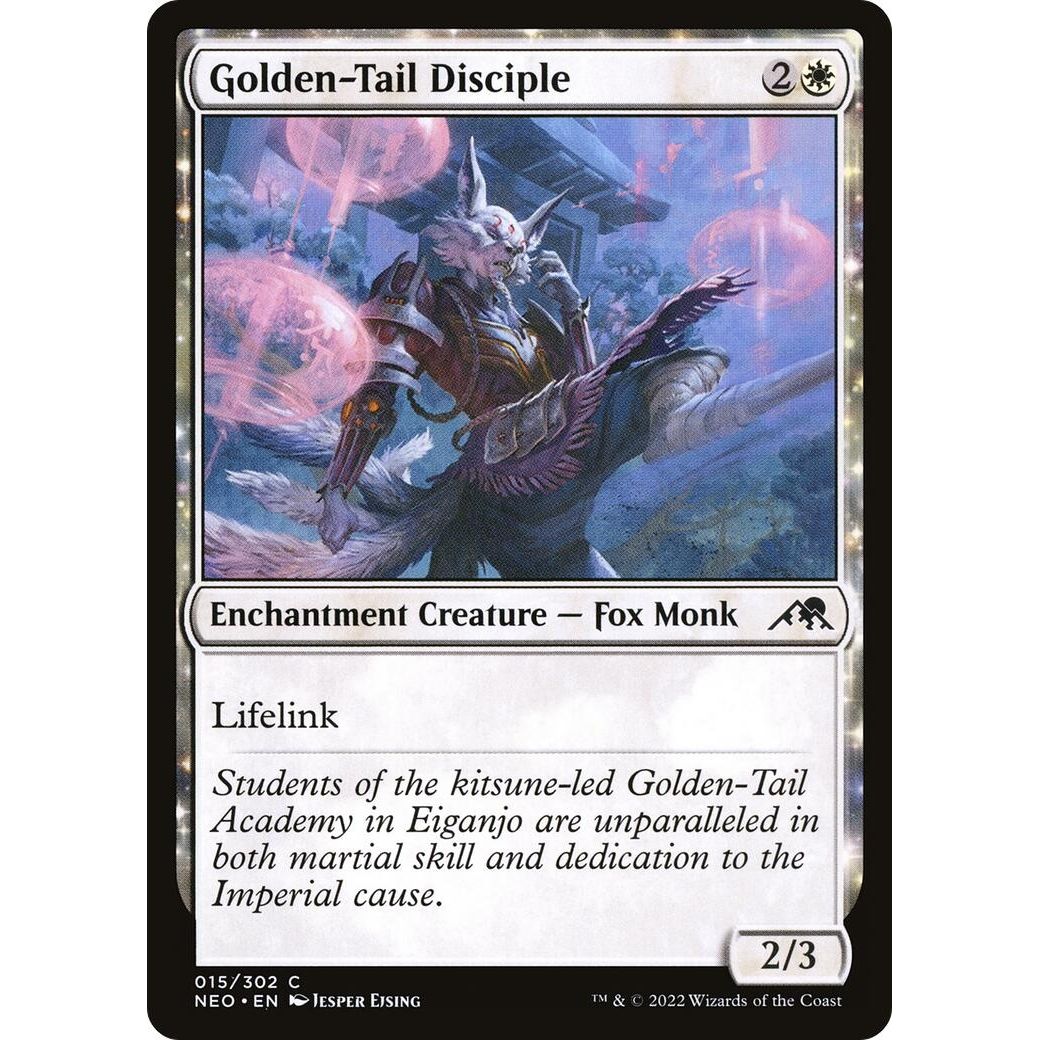 Image for Golden-Tail Disciple (15) (NEO) - Magic: The Gathering