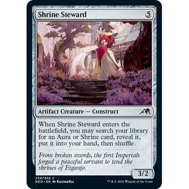 Image for Shrine Steward (259) (NEO) - Magic: The Gathering