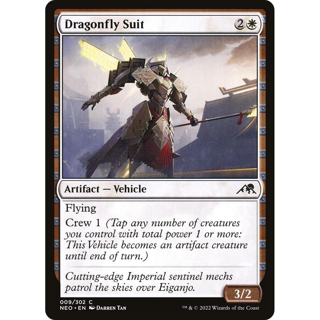 Image for Dragonfly Suit (9) (NEO) - Magic: The Gathering