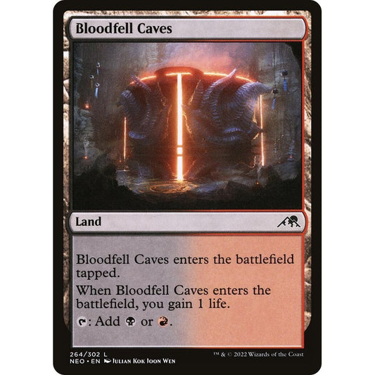 Image for Bloodfell Caves (264) (NEO) - Magic: The Gathering