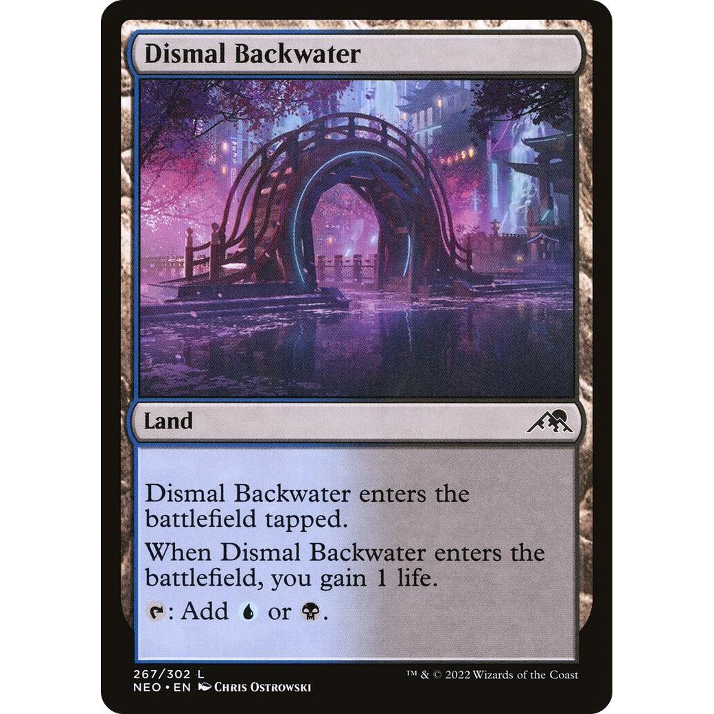 Image for Dismal Backwater (267) (NEO) - Magic: The Gathering
