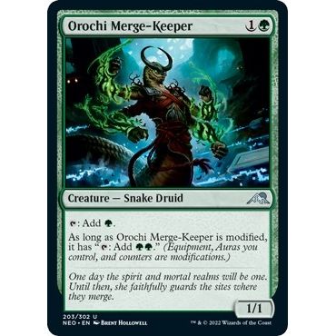 Image for Orochi Merge-Keeper (203) (NEO) - Magic: The Gathering
