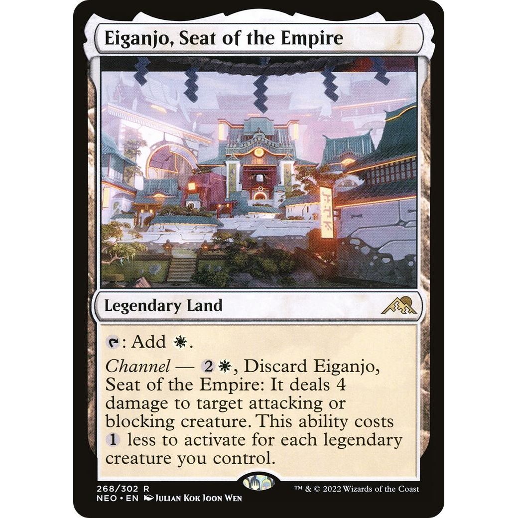 Image for Eiganjo, Seat of the Empire (268) (NEO) - Magic: The Gathering