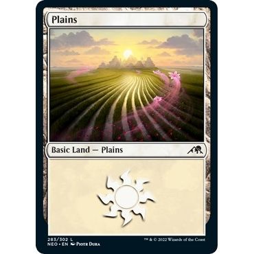 Image for Plains (283) (283) (NEO) - Magic: The Gathering