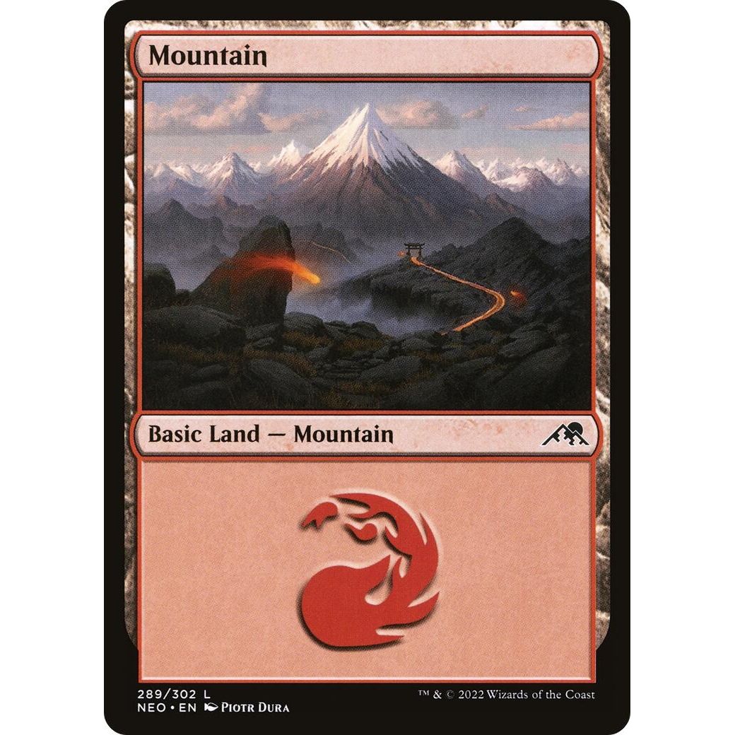 Image for Mountain (289) (289) (NEO) - Magic: The Gathering