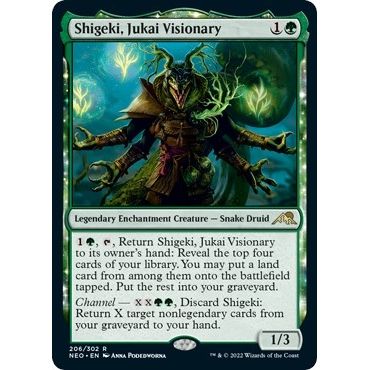 Image for Shigeki, Jukai Visionary (206) (NEO) - Magic: The Gathering