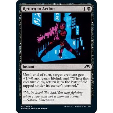 Image for Return to Action (121) (NEO) - Magic: The Gathering