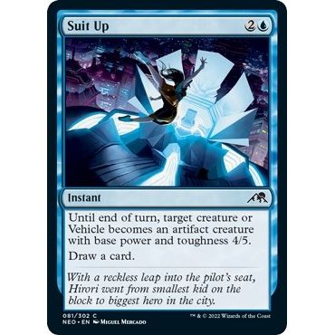 Image for Suit Up (81) (NEO) - Magic: The Gathering