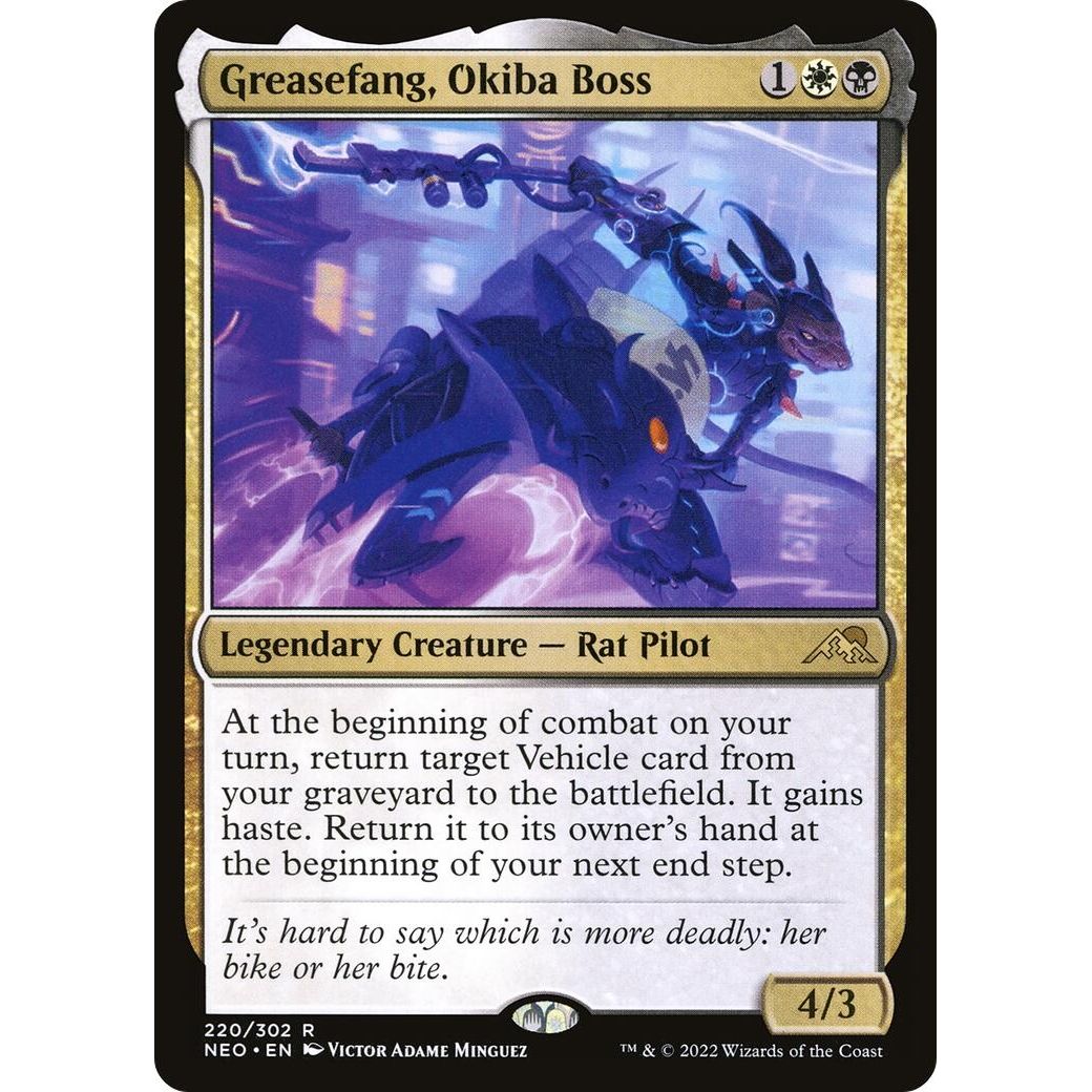 Image for Greasefang, Okiba Boss (220) (NEO) - Magic: The Gathering