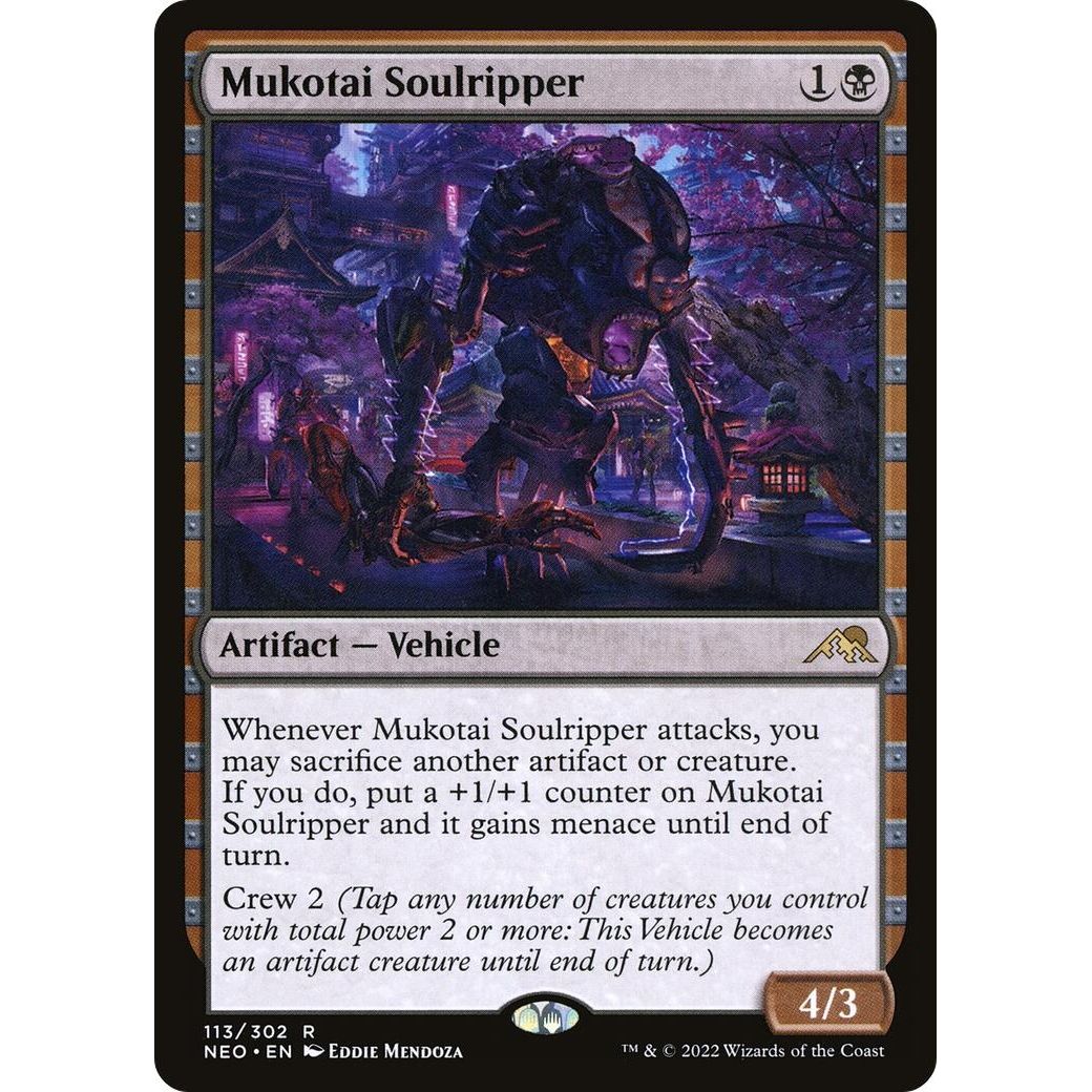 Image for Mukotai Soulripper (113) (NEO) - Magic: The Gathering