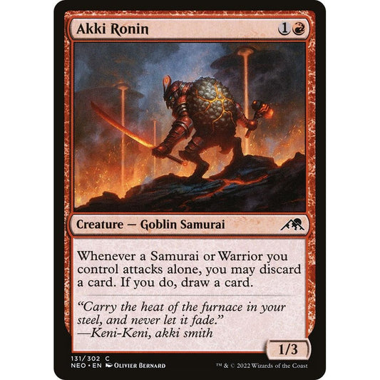 Image for Akki Ronin (131) (NEO) - Magic: The Gathering
