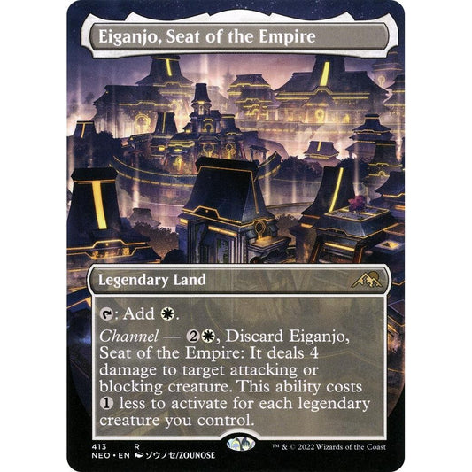 Image for Eiganjo, Seat of the Empire (Borderless) (413) (NEO) - Magic: The Gathering
