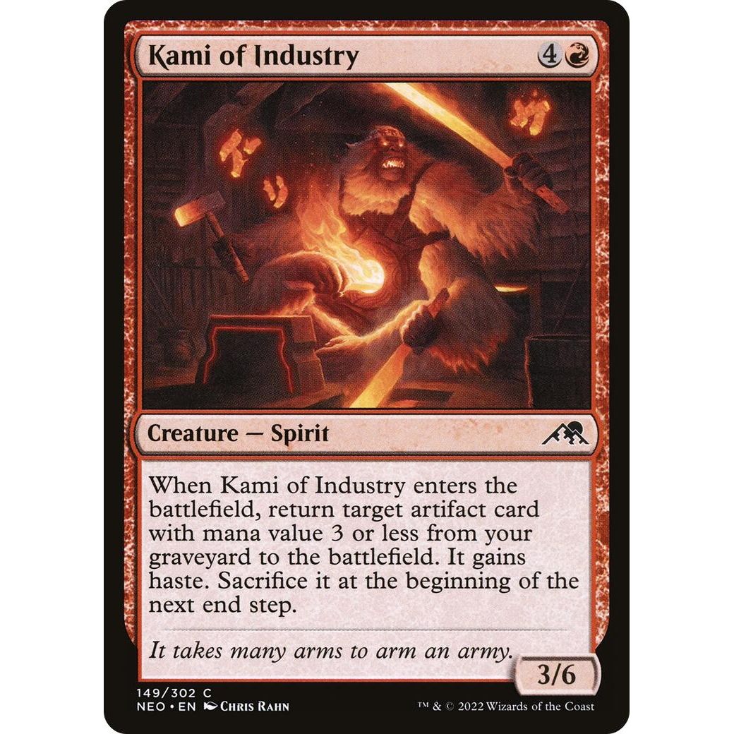 Image for Kami of Industry (149) (NEO) - Magic: The Gathering