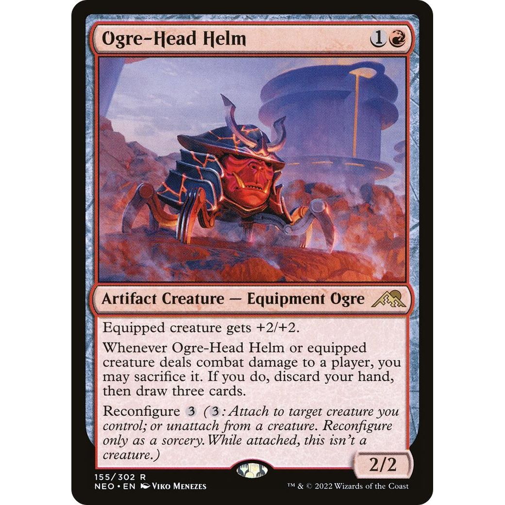 Image for Ogre-Head Helm (155) (NEO) - Magic: The Gathering
